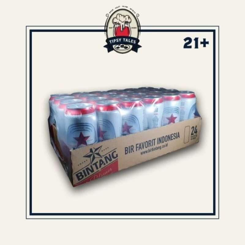 Jual 1 Ctn Bir Bintang Kaleng 500 ml ( kaleng Besar ) di Seller