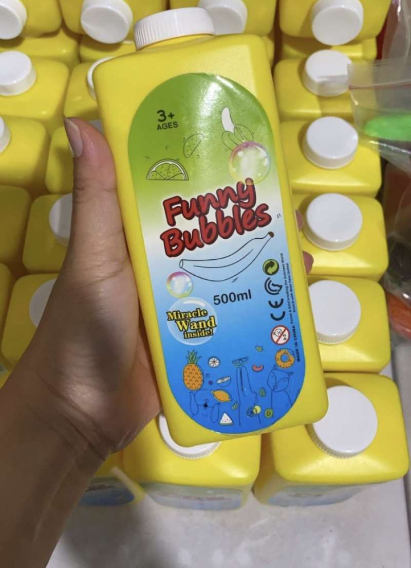 Jual REFILL WATER BUBBLE MAINAN / AIR BUBBLE / GELEMBUNG SABUN 500 ML di Seller Mama Shop 99