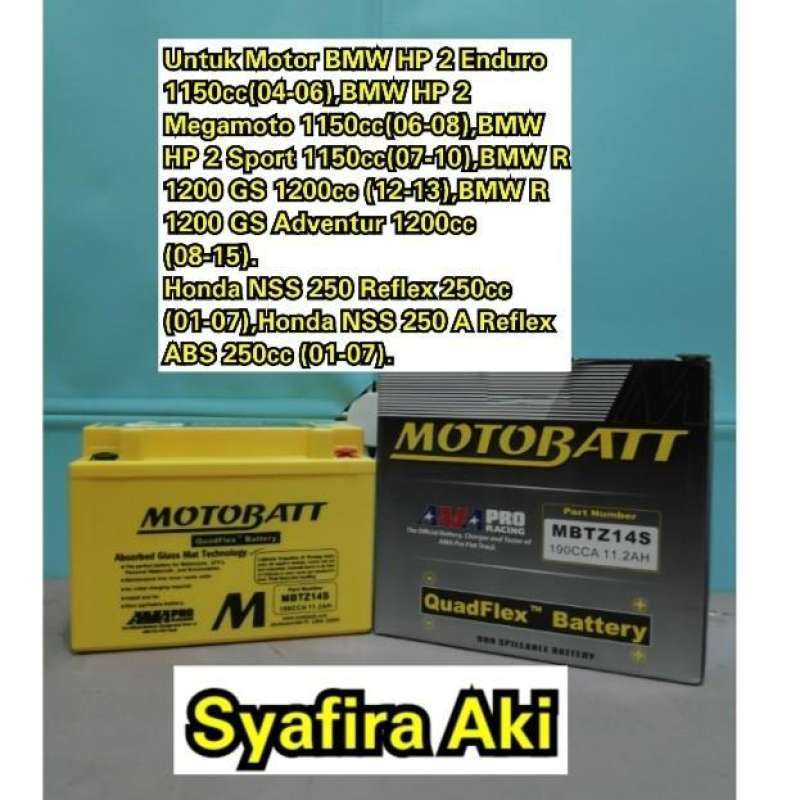 Jual Aki Motor Modifikasi/upgrade Yamaha Xmax 250 Tmax 500 Motobatt