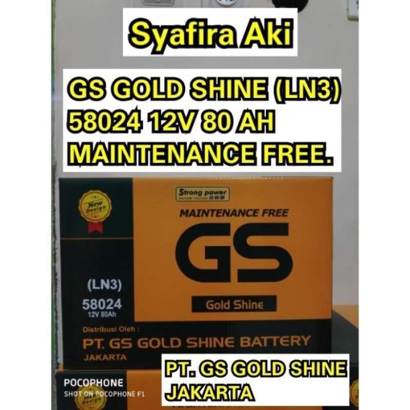 Jual Aki Vw Tiguan / Mercy C180/ Ertiga Diesel - Gs Mf Din 58010 /58024
