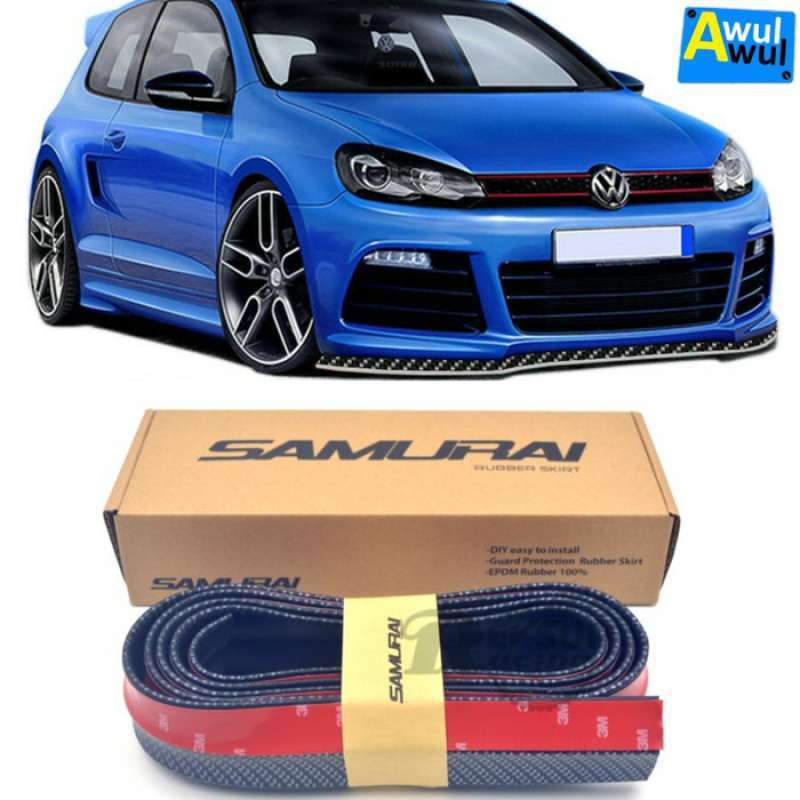 Jual Lip Bumper Samurai Carbon Fiber 2.5 Meter Pelindung Bemper Mobil