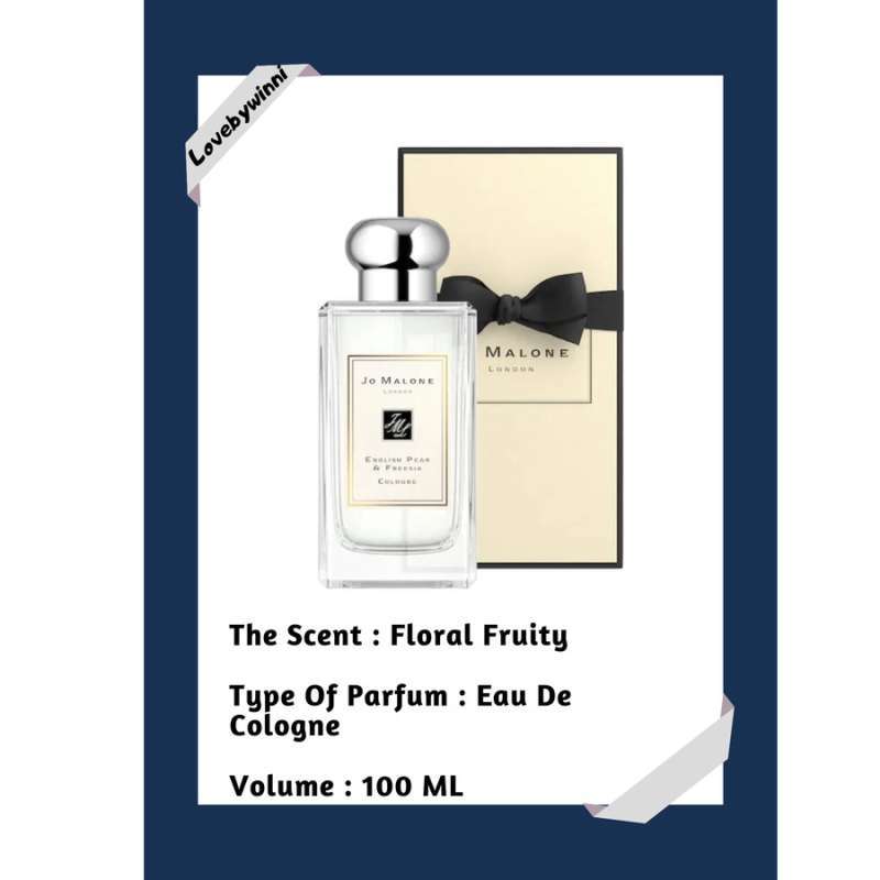 Jual Jo Malone English Pear & Freesia EDC 100Ml di Seller lovebywinni Jagakarsa, Kota Jakarta