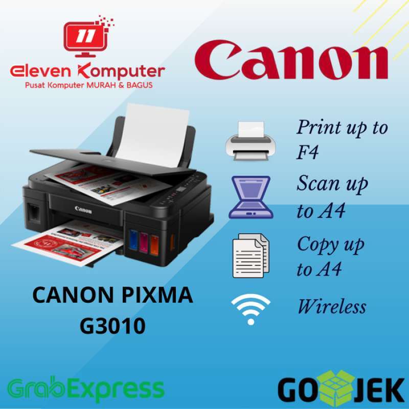 Jual Printer Canon G3010 di Seller Eleven Komputer Jambi Sungai Asam