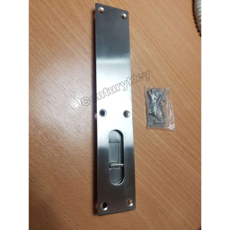 Promo Flush Bolt Plate 8 Inch Grendel Slot Tanam Pintu Lipat Diskon 27