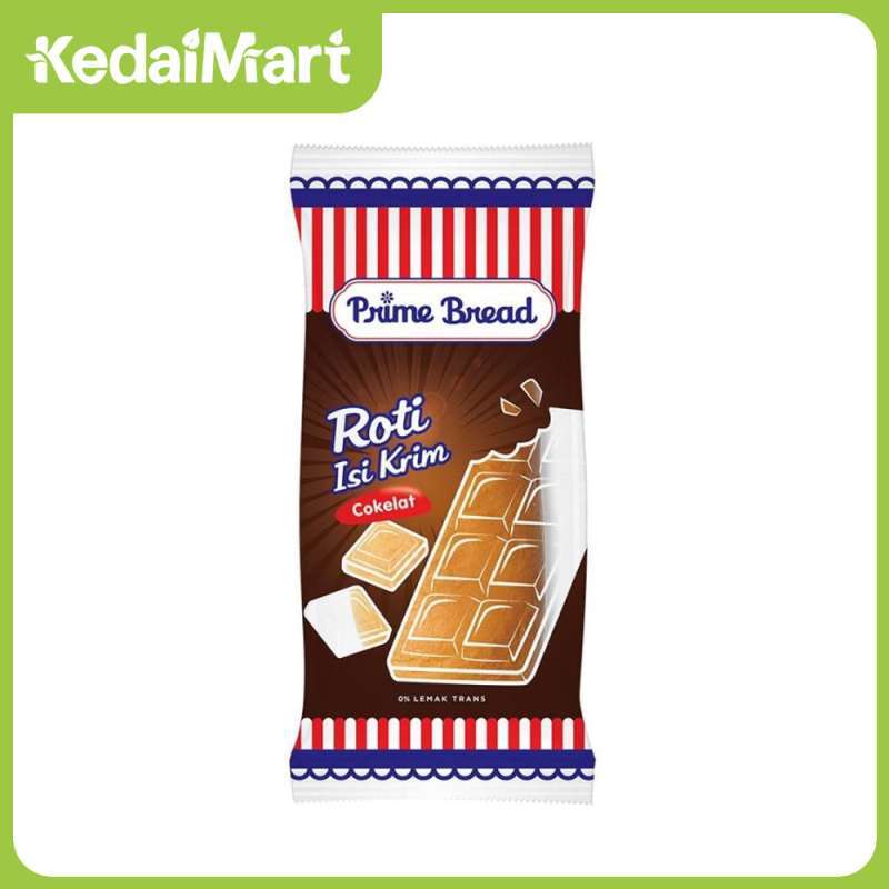 Jual Prime Roti Manis Isi Krim Cokelat 50 Gram di Seller KedaiMart ...