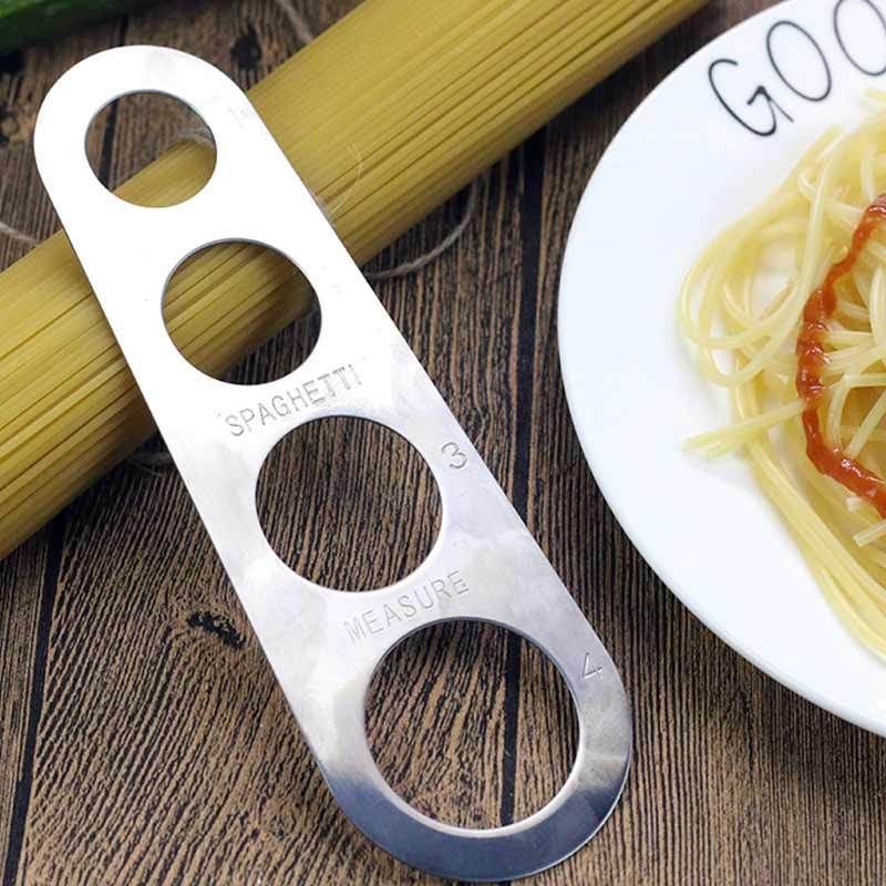 Jual EDS Pasta Portion Control Gadget Chrome Spaghetti Measure Tool [4
