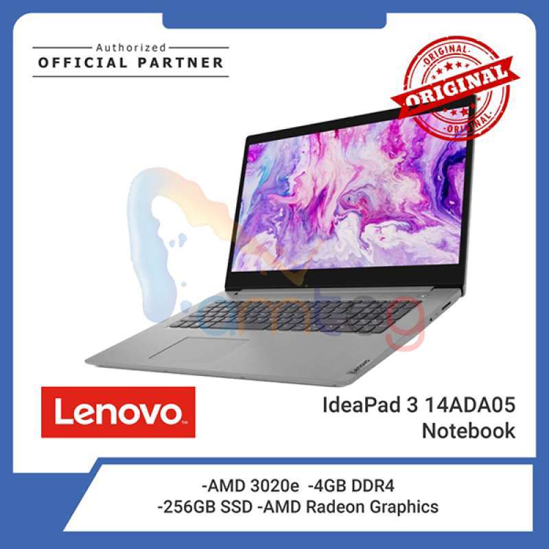 Jual LENOVO Laptop IdeaPad 3 14ADA05 AMD 3020e / 4GB / 256GB ...