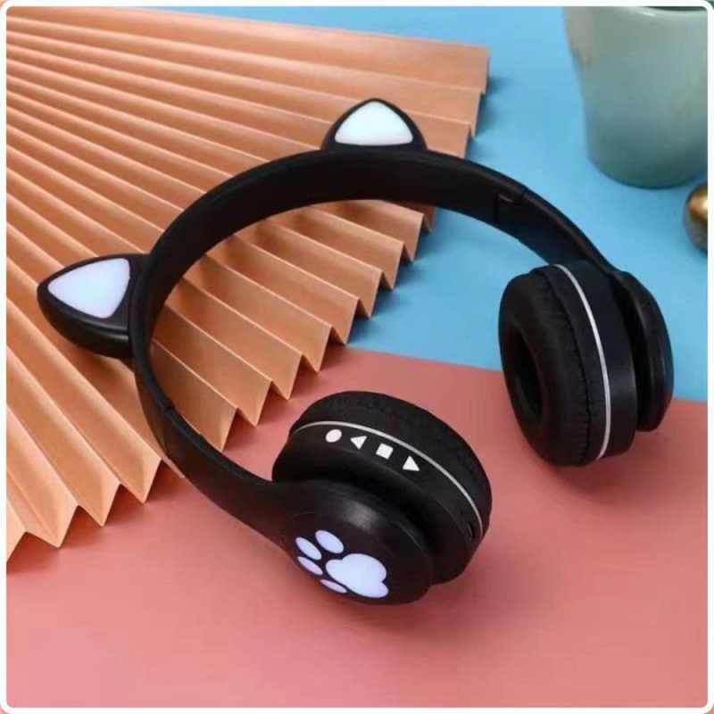 Promo Led Cat Ear Gaming Headphone Vzv23M Bluetooth Super Bass