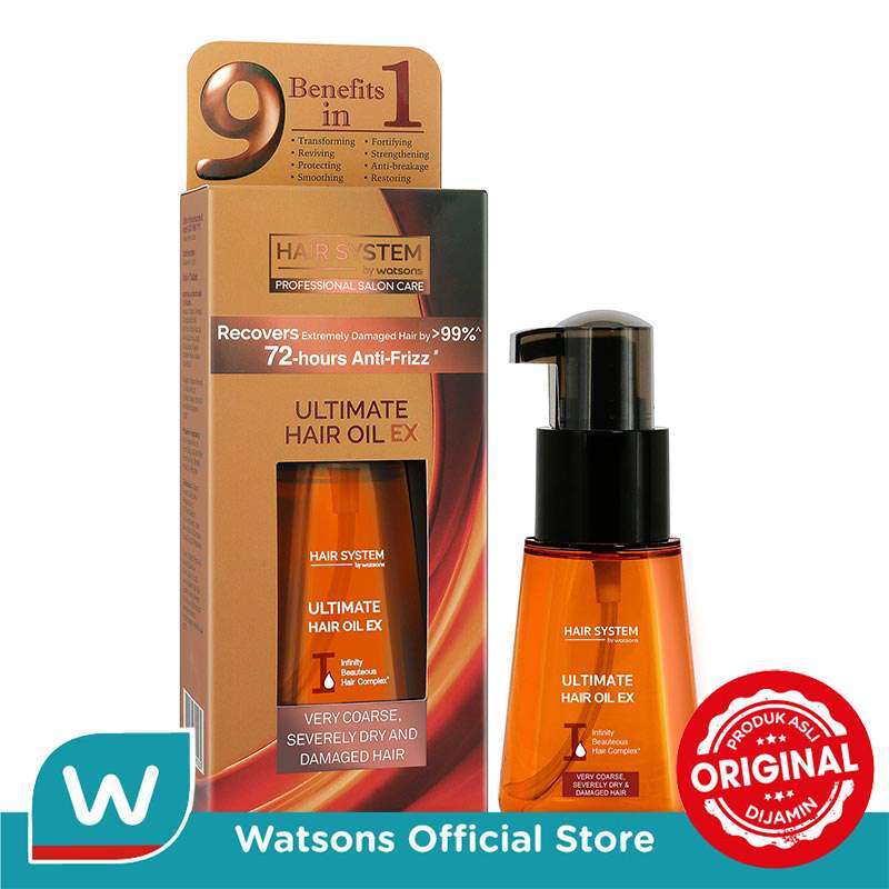 Promo Watsons Hair System Ultimate Hair Oil 70ml Diskon 30 di Seller