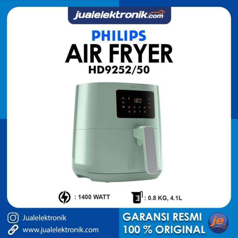 Jual Philips HD9252/50 Air Fryer Spectre Digital Green di Seller
