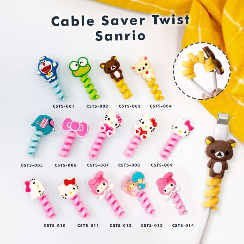 Promo Cable Saver Spiral Twist Cable Protector Pelindung Ujung Kabel promo-cable-saver-spiral-twist-cable-protector-pelindung-ujung-kabel