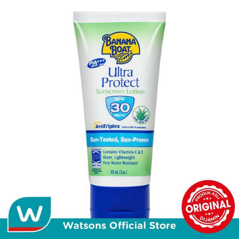 Promo Banana Boat Ultra Protection Sunscreen Lotion SPF30 90ml Diskon