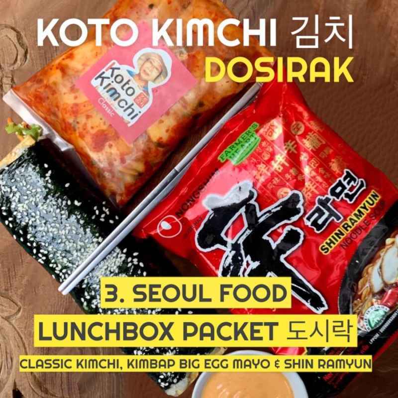 Jual KOTO KIMCHI DOSIRAK (ë ì ë ½) LUNCHBOX PAKET KIMCHI/KIMBAP/RAMYUN di Seller KOTO KIMCHI