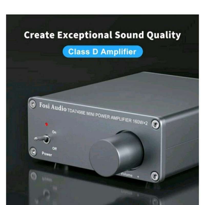 Jual Fosi Audio Mini Amplifier Receiver Hi-Fi Class D Integrated Amp
