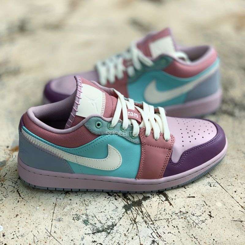 Jual NIKE AIR JORDAN 1 LOW SE MULTICOLOR CANDY PASTEL ORIGINAL 42