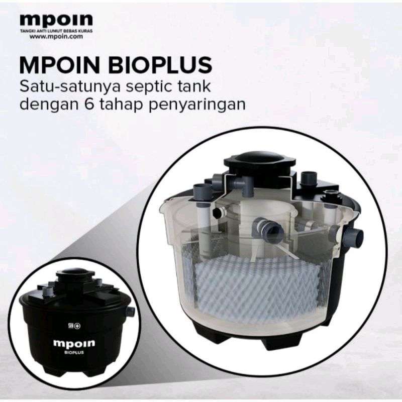 Jual Tandon Air - Mpoin Bioplus 1000 Liter Septic Tank (invoice) Di ...