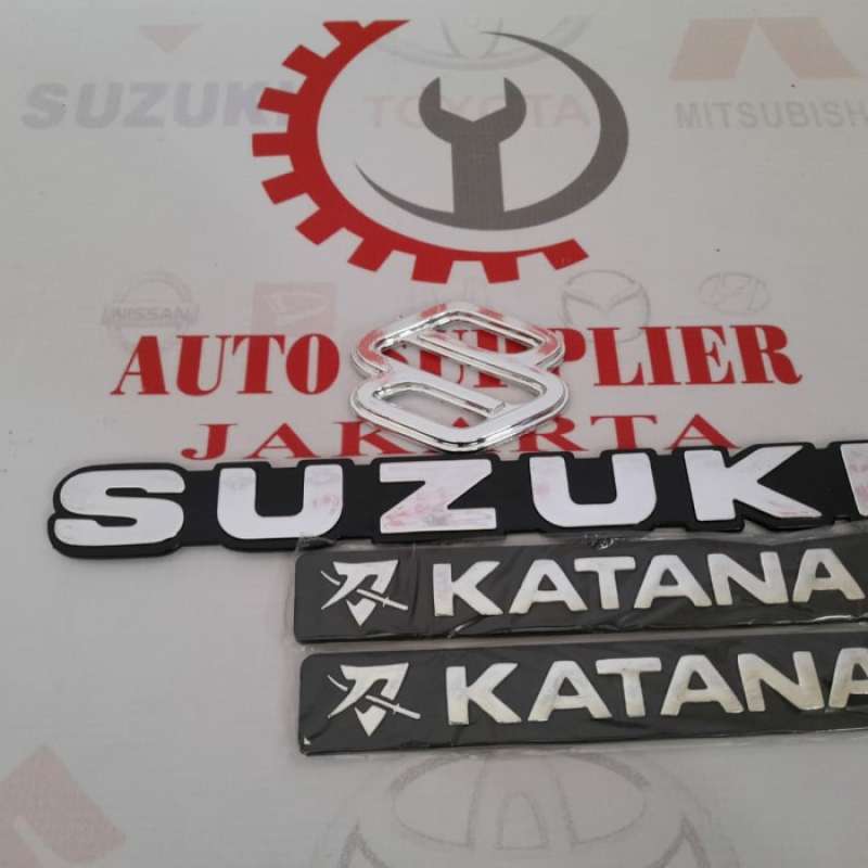 Jual Emblem set logo S Suzuki Katana di Seller Lilliaa Shop - Wanasari