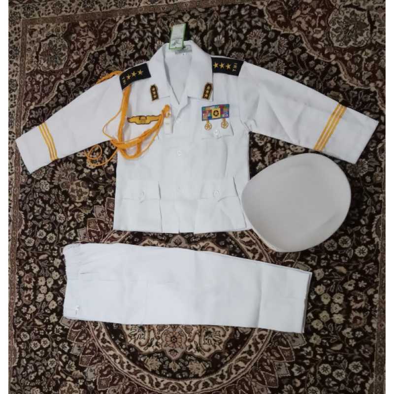 Jual Baju Profesi Anak Angkatan Laut Polisi Perawat Usia 5 6 7 Tahun di