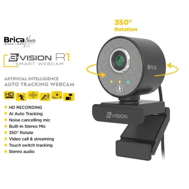 Promo Brica BVision R1 Smart cam Ai Auto Tracking Diskon 10 di
