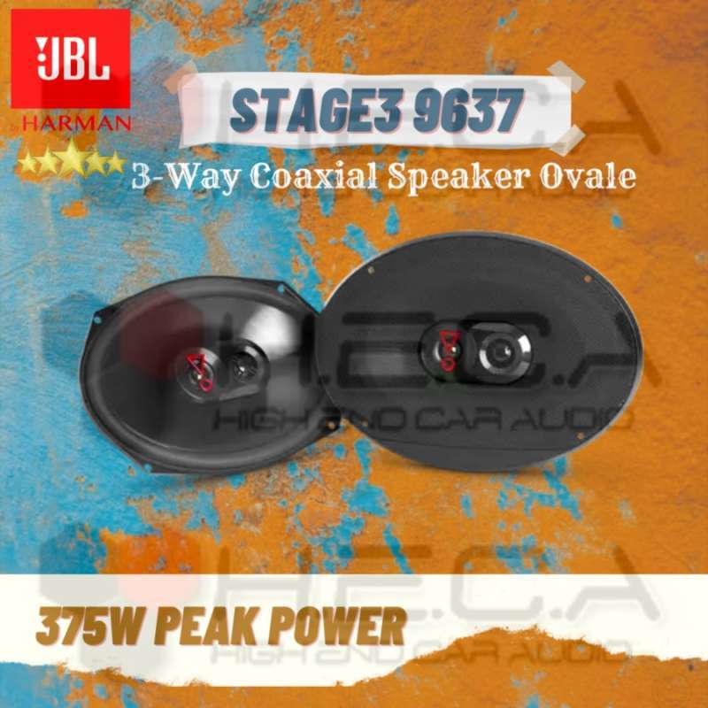 Jual JBL Stage3 9637 Speaker 3Way Coaxial Oval Stage 3 9637 Mobil