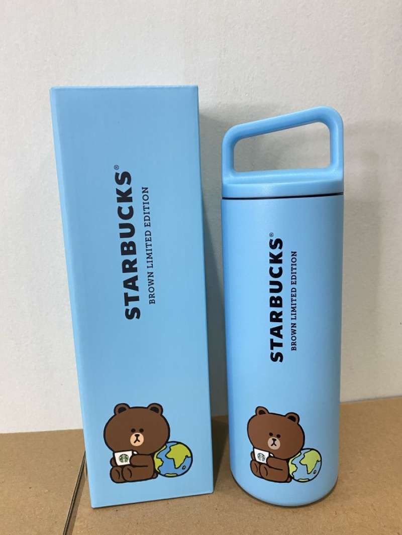 Jual Tumbler Starbucks Line Friends Brown Earth Day Edition 2022 di