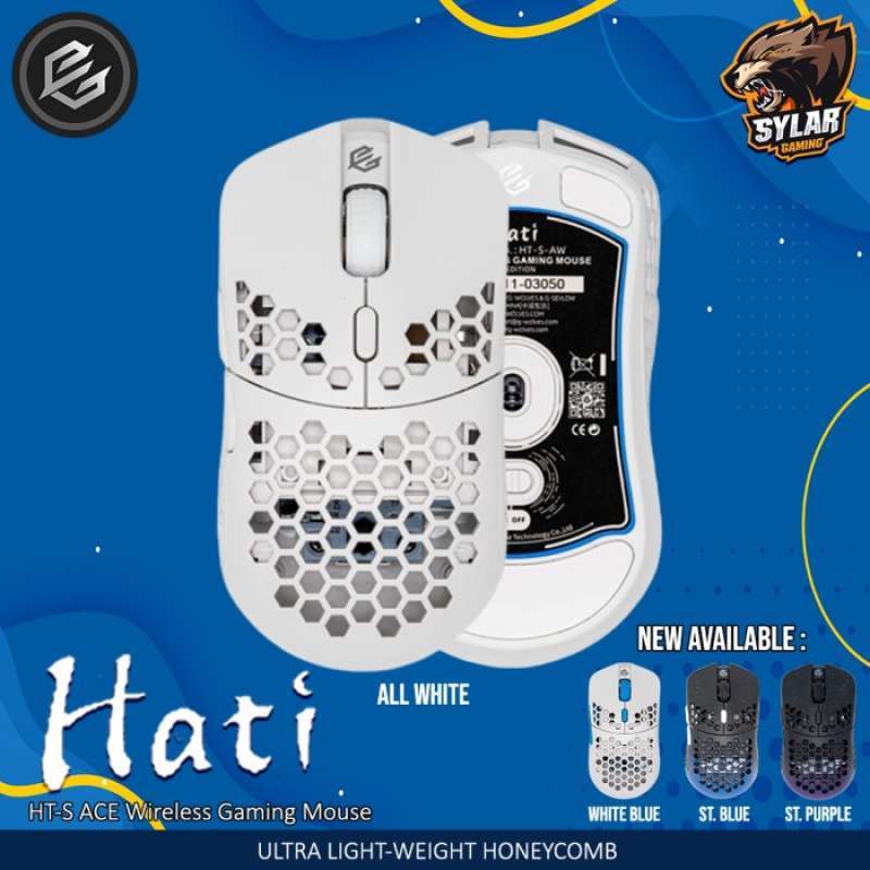 Promo G-Wolves Hati Ht-S Ace 3370 Ultralight Wireless Gaming Mouse