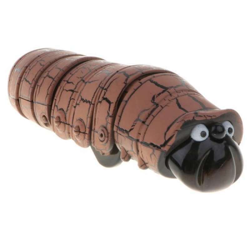 Promo 3x4'' Realistic Remote Control Caterpillar RC Bug Toy Party Prank