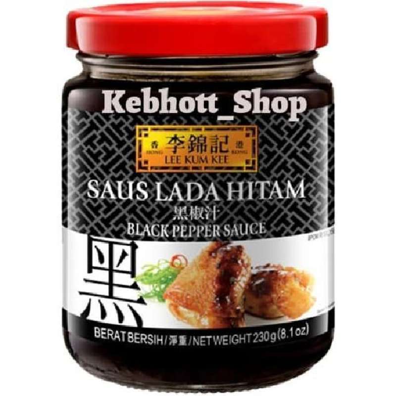 Jual Lee Kum Kee Black Pepper Sauce 230gr Saus Lada Hitam 230 gr di