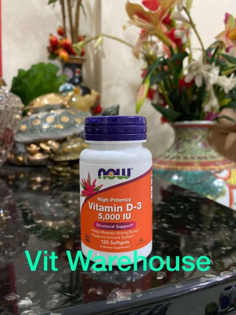 Jual Now Vitamin D3 5000 IU 120 softgels di Seller Miyustore - Tugu ...