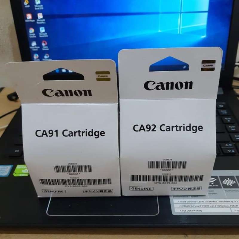 Jual Paket Tinta Cartridge Canon CA91 & CA92 Black Color ORIGINAL di ...