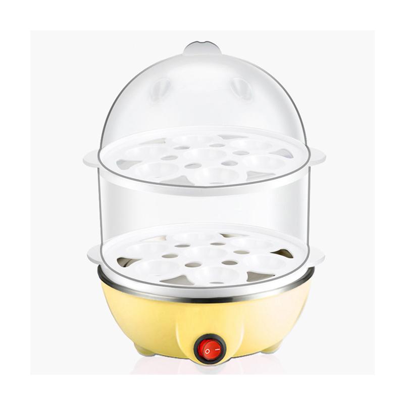 Jual HIKEA Multifunctional Double Layers Electric Mini Egg Boiler