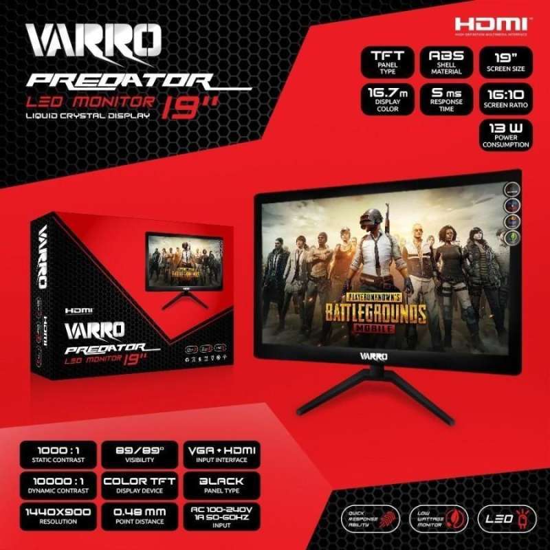 Jual Led Monitor Varro 24 Original Murah - Harga Diskon April 2024 | Blibli