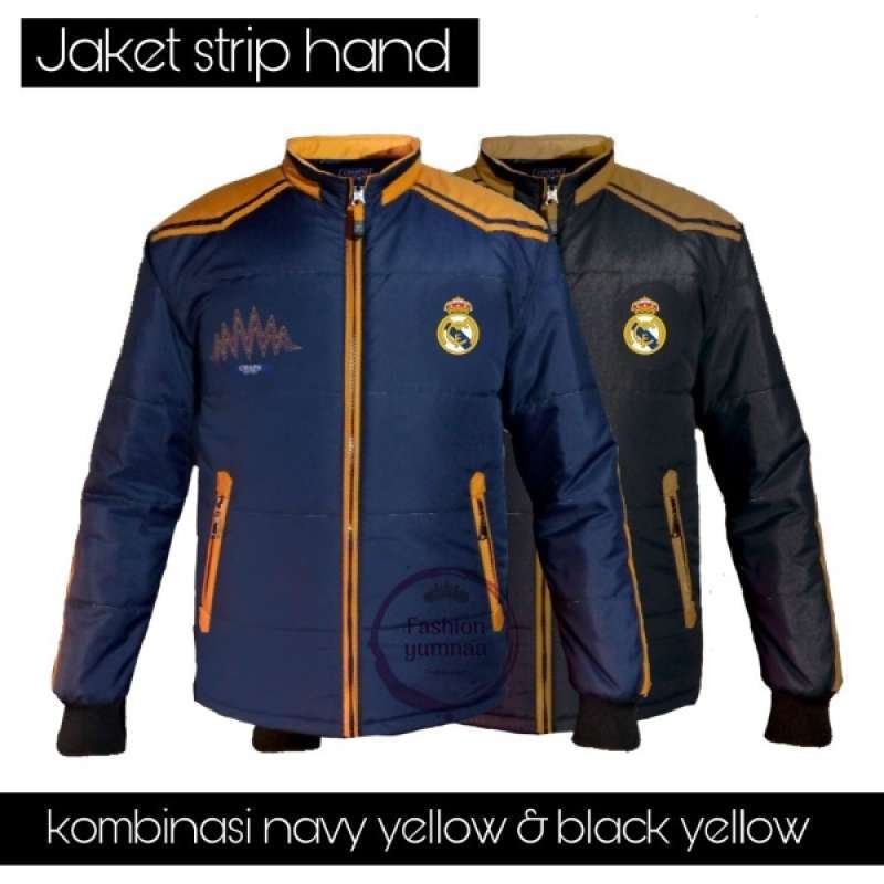 Jual jaket real madrid original | kombinasi strip hand di Seller Jaket