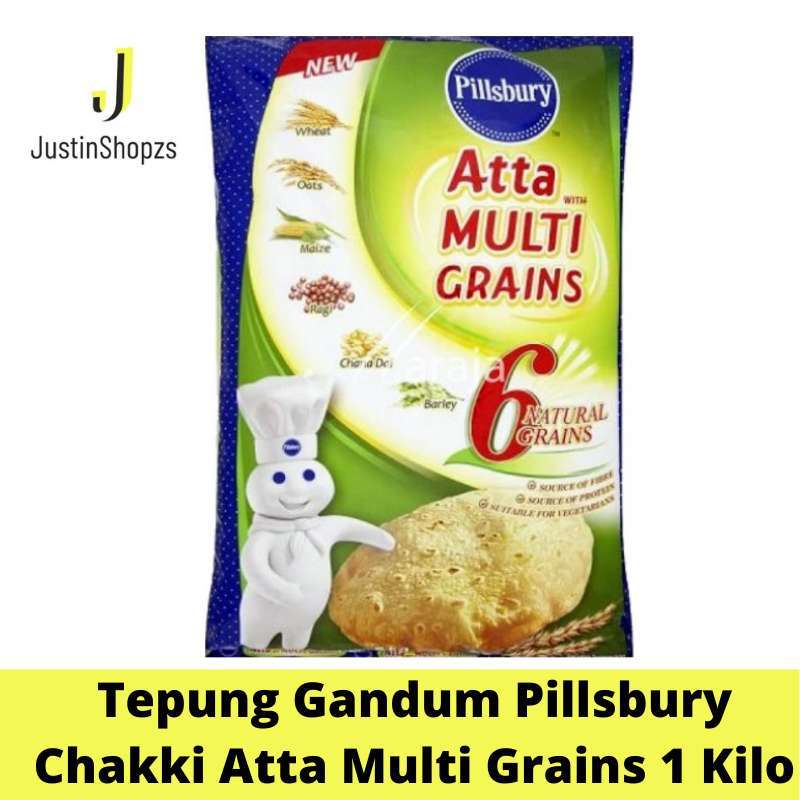 Jual Pillsbury Atta With Multigrain Whole Wheat Flour Tepung Gandum 1