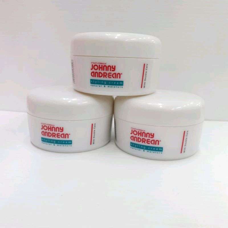 Promo Johnny Andrean Styling Cream Natural & Moisture 125 gr Diskon 3
