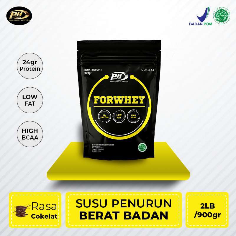 Jual Forwhey 2LB/900g (26g Protein) Susu Tinggi Protein Rasa Cokelat