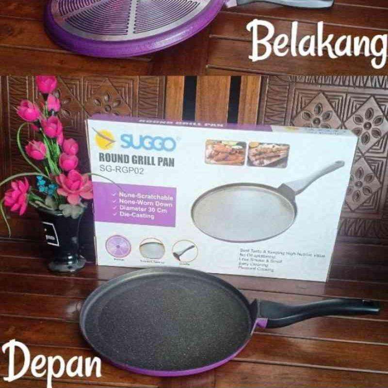 Jual Suggo Round Grill Pan 30 Cm Alat Pemanggang di Seller Barang
