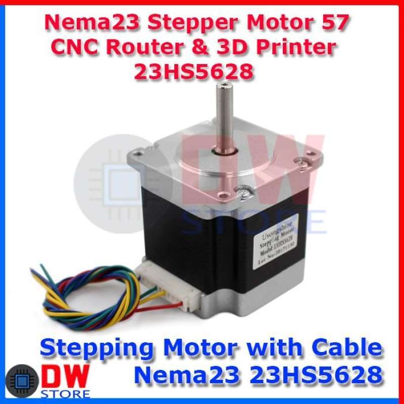 Jual Stepper Motor 57 Nema23 Nema 23 Stepping CNC 3D Printer 23HS5628