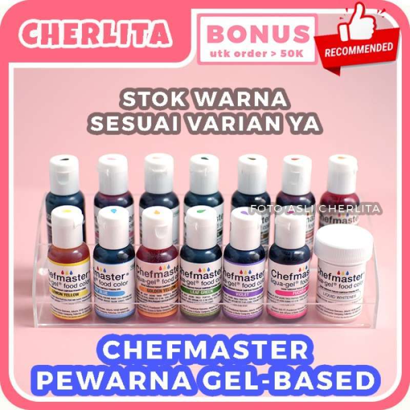 Jual OEM Chefmaster Liqua Gel Pewarna Makanan Food Coloring Gluten Free