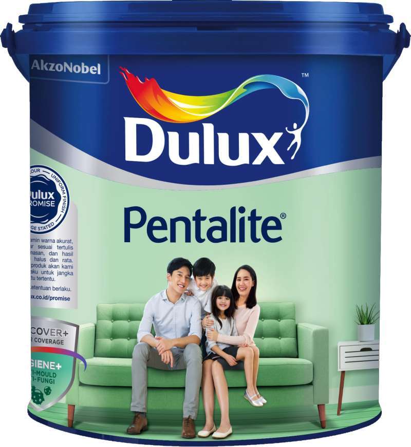 Promo Dulux Pentalite Anti Bacterial READY MIX Cat Tembok Interior [20L