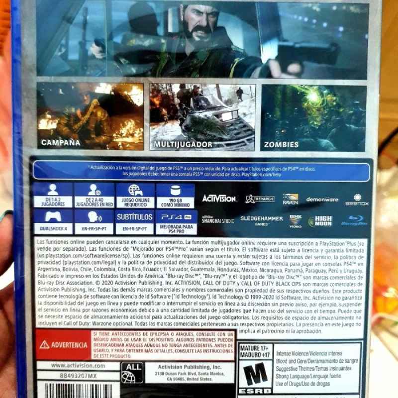 Promo Call of duty black ops cold war Ps4. Ps4 COD black ops Cold War
