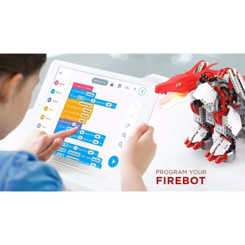 Jual UBTECH JIMU Robot Mythical Series: Firebot App-Enabled Building ...