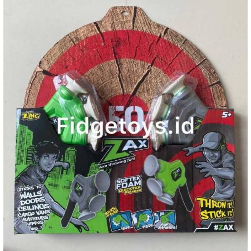 Jual Zing Zax Mega Target Pack The Foam Throwing Axe 2Pack di Seller