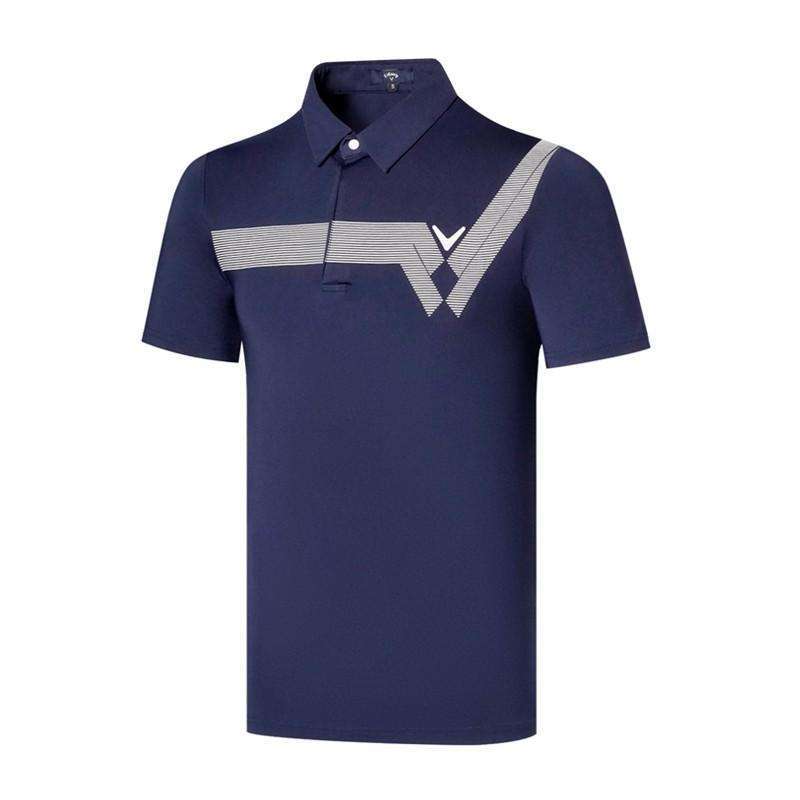 Jual Kaos Golf Polo Pria Golf Callaway golf attire Ungu di Seller