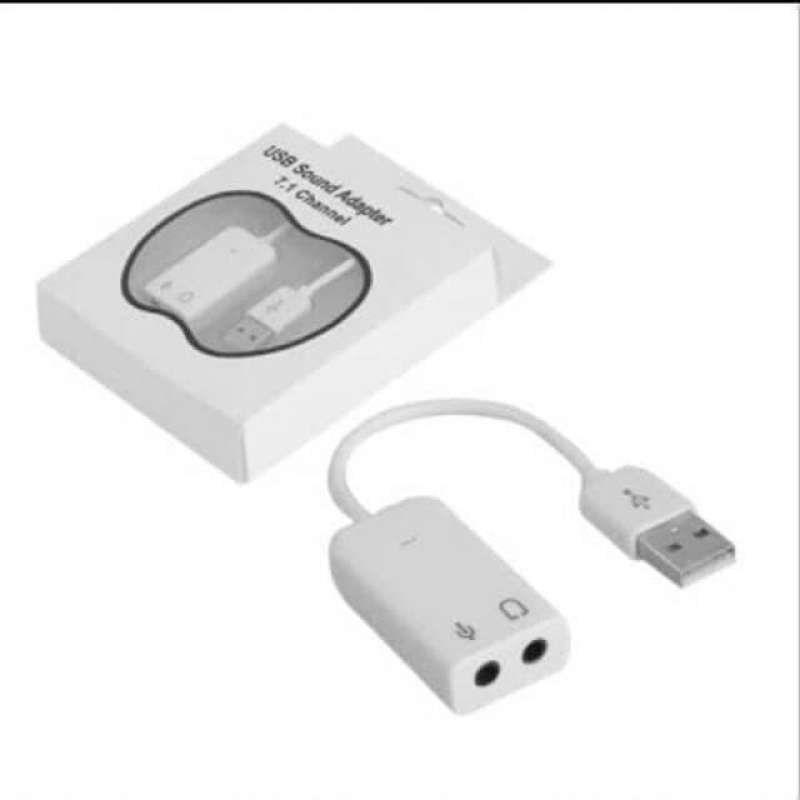 Jual Usb Sound Card Kabel Adapter 7.1 Channel Mic & Audio di Seller