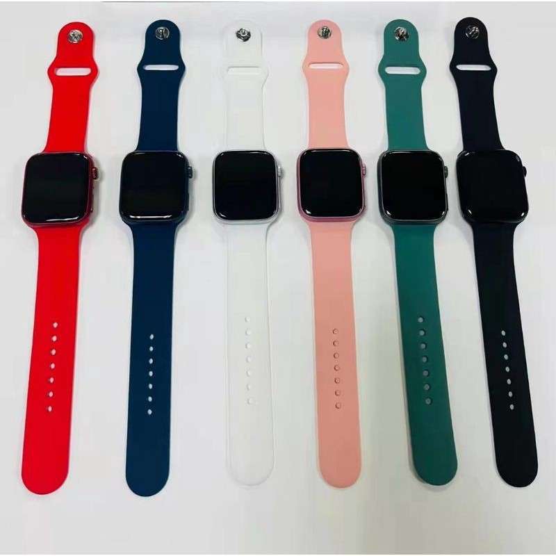 Promo JAM SMARTWATCH T900 PRO MAX SERIES 7 APP FITPRO WATCH - PEACH JAM