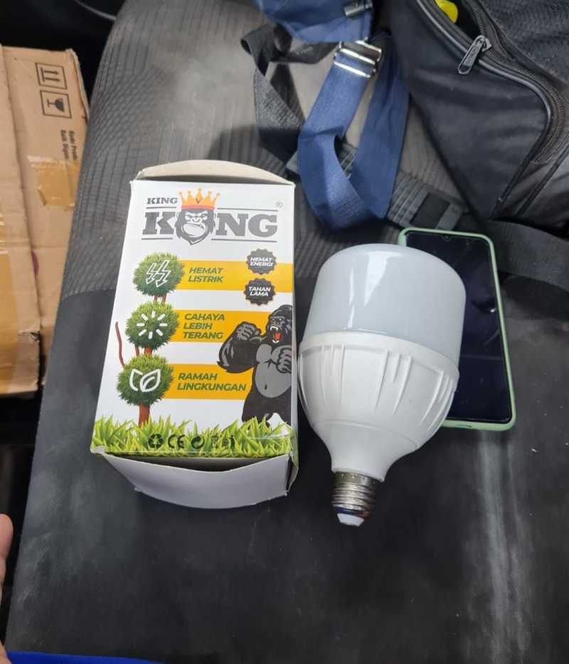 Promo KING KONG LAMPU LED 30 WATT LED PUTIH TERANG BULAT LAMP BOHLAM