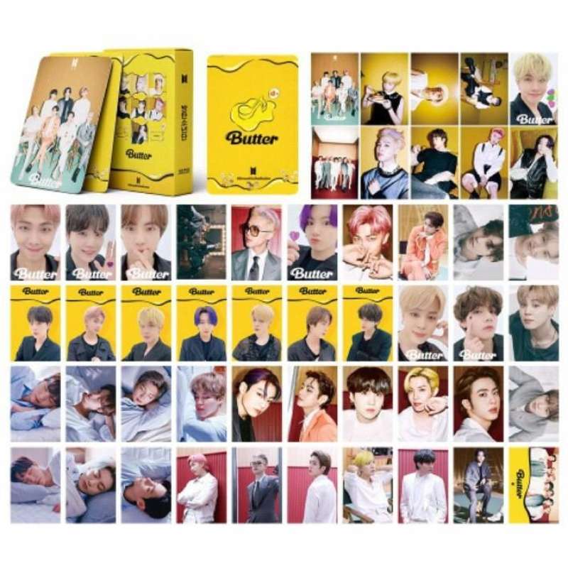 Jual BTS Butter New Album LOMO Card 55pcs/set JK V JIMIN SUGA JIN JHOPE RM di Seller Kpopstores