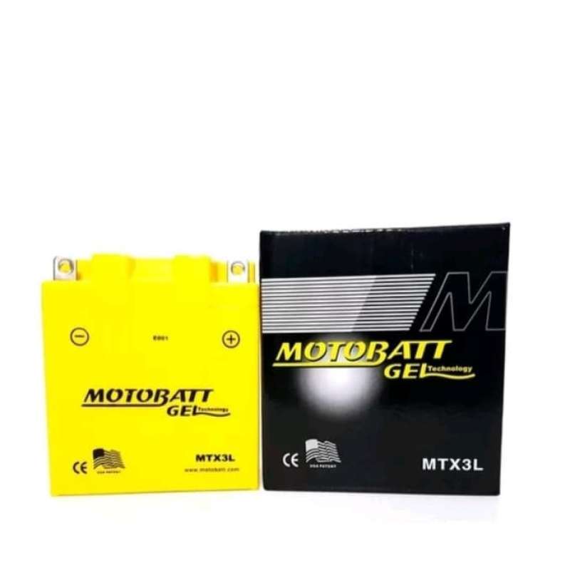 Promo Aki Motor Kawasaki Ninja R 150 MOTOBATT MTX3L ORIGINAL 100 %