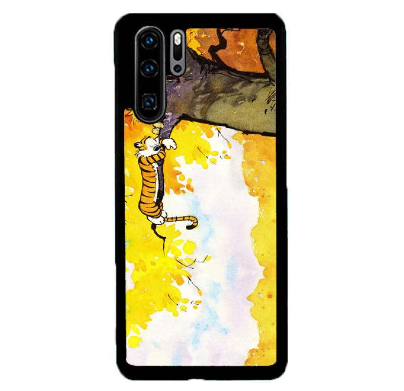 Jual Casing Huawei P30 Pro Custom Hardcase HP Calvin and Hobbes Play